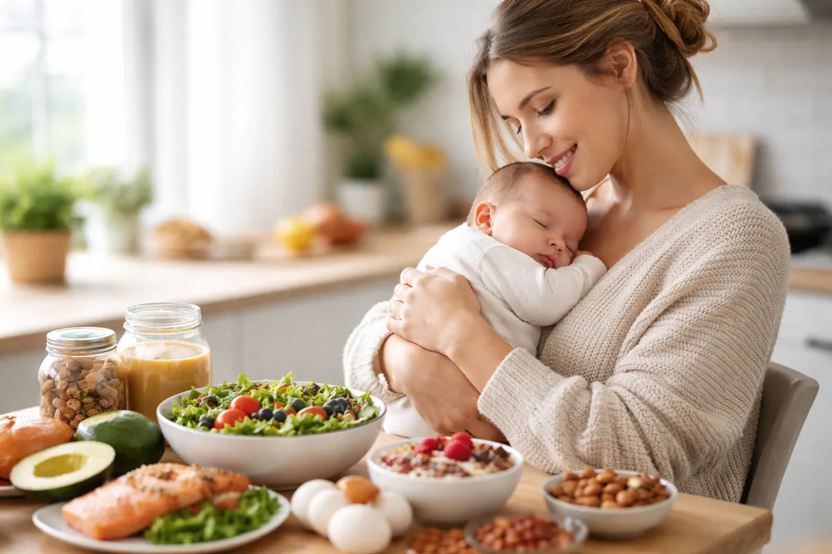 Comment l'alimentation peut-elle favoriser la récupération post-partum ?