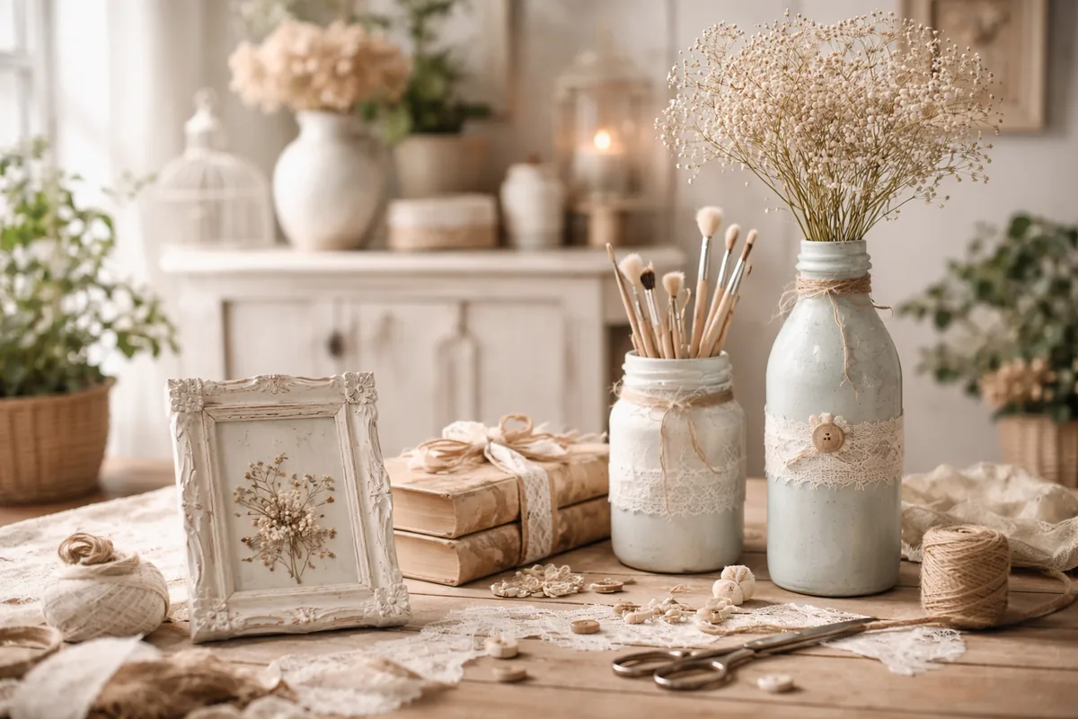 Comment créer des objets décoratifs en artisanat vintage chic