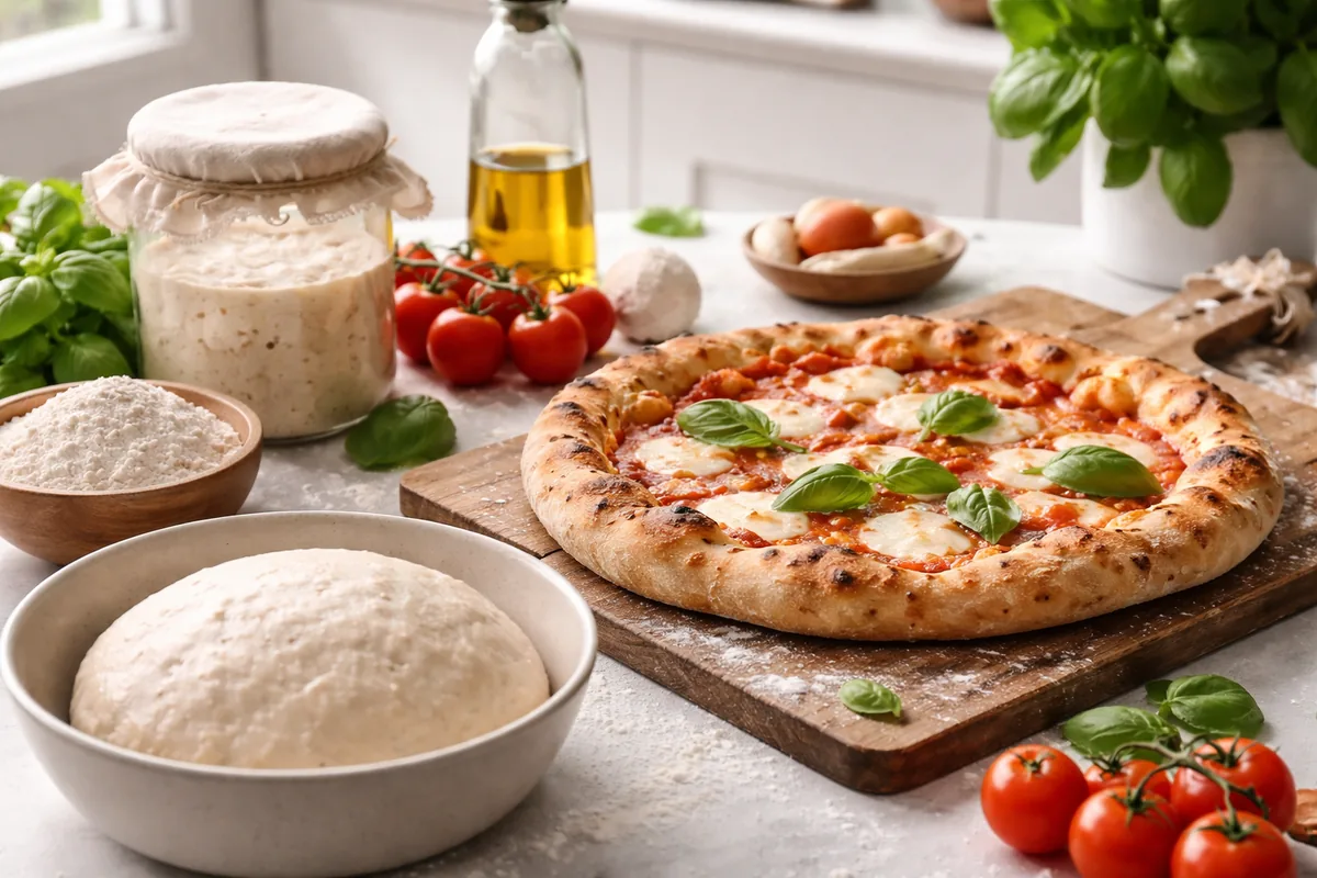 Comment préparer une pizza maison avec des techniques de fermentation